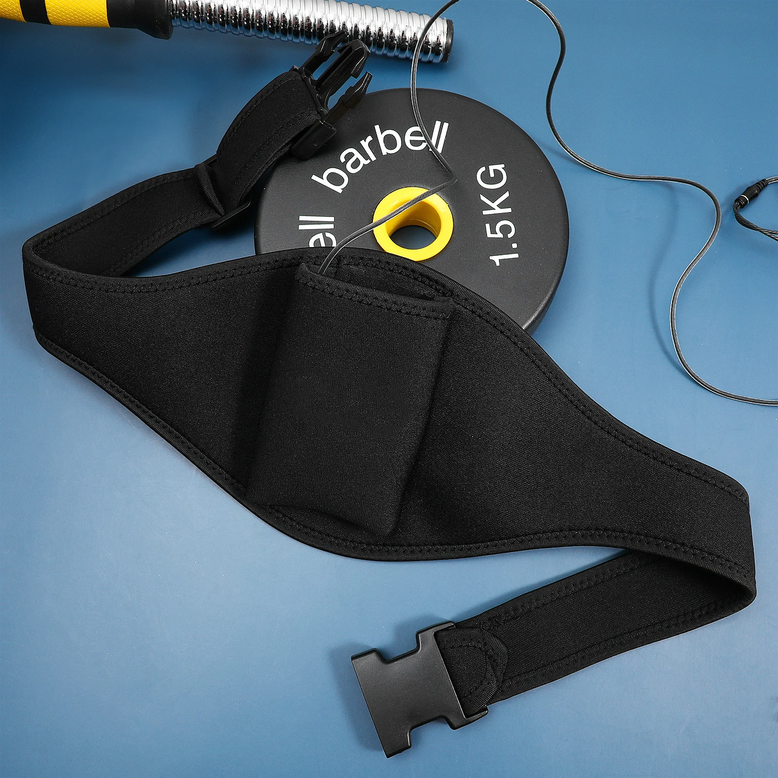 حزام ميكروفون قابل للتعديل من النايلون وحقيبة خصر لمدربي اللياقة البدنية وحامل ميكروفون وحامل ميكروفون #6