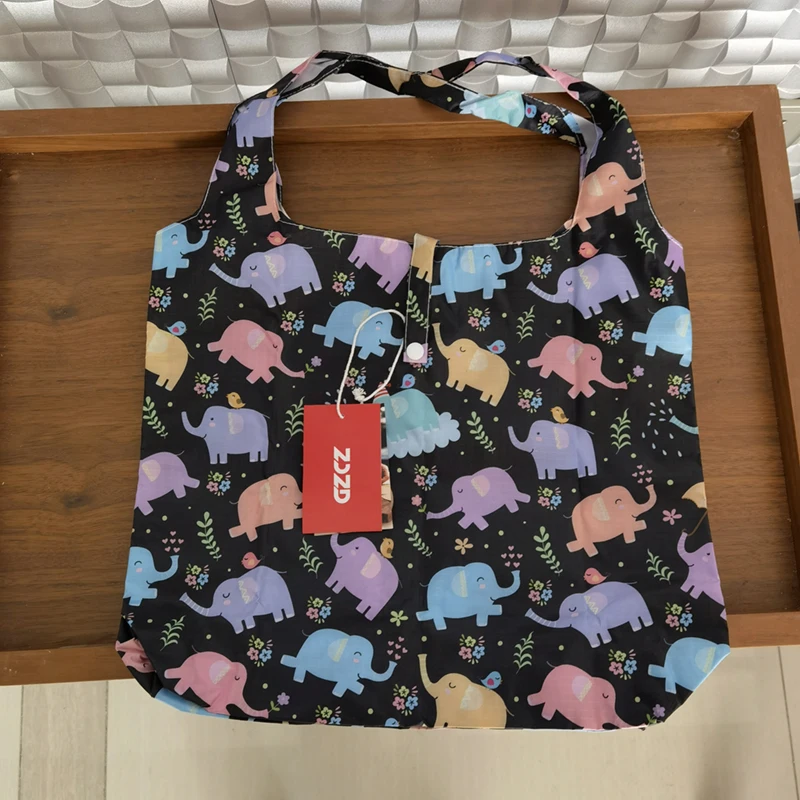 GZCZ Women Foldable Large Shopping Bag Washable Reusable Easy to Carry Capacity Handbags Outdoor