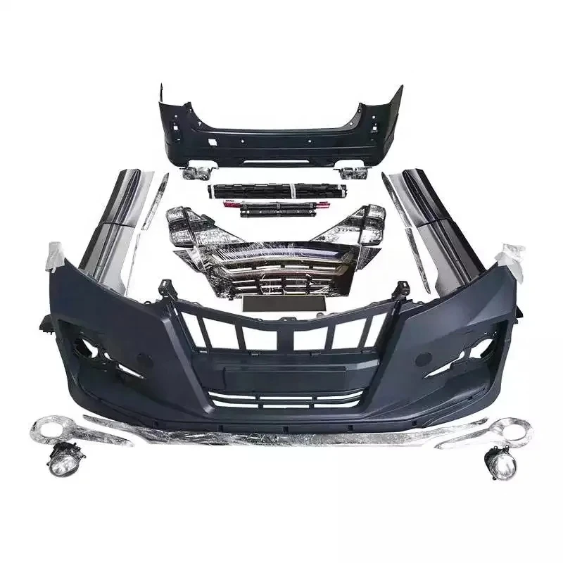 High Quality 2009-2014 Old to New Facelift Body Kit Full Large Exterior Upgrade Front Rear Bumper Auto Modified Accessories
