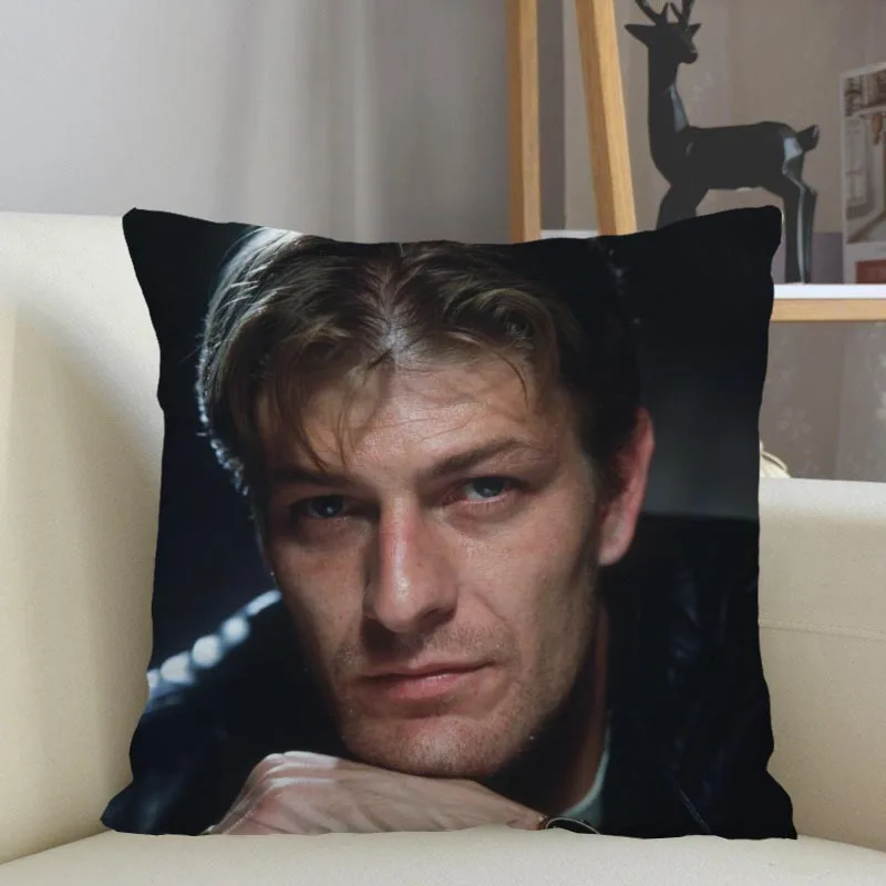 

Musife Custom Sean Bean Pillowcase Home Decoration 45x45cm Zipper Square Pillowcase Throw Pillow Cover Drop Shipping 04.24