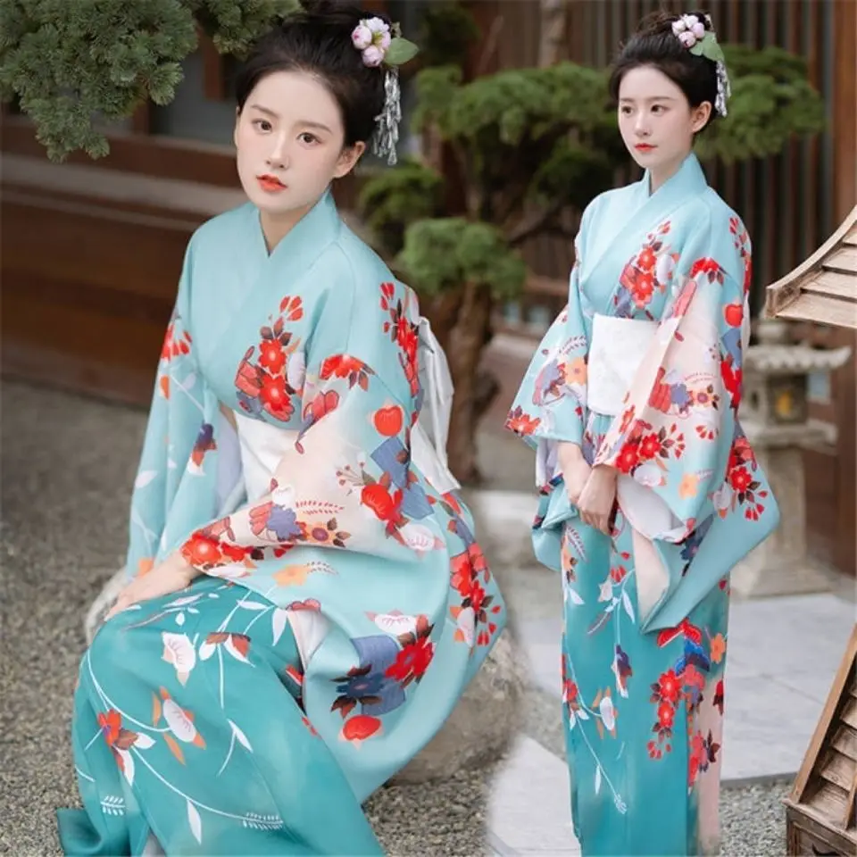 Kimono Women's Improved Dress Learning Style Gentle Outdoor Photography Divine Girl Studio Photography Clothing