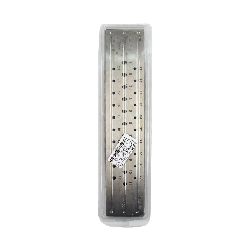 O.M.O Italy Steel Oval 75% Wire Drawplate Precision Oval Wire Making Tool for Jewelry 4/B (3-6mm) & 4/C (1-3mm) Models