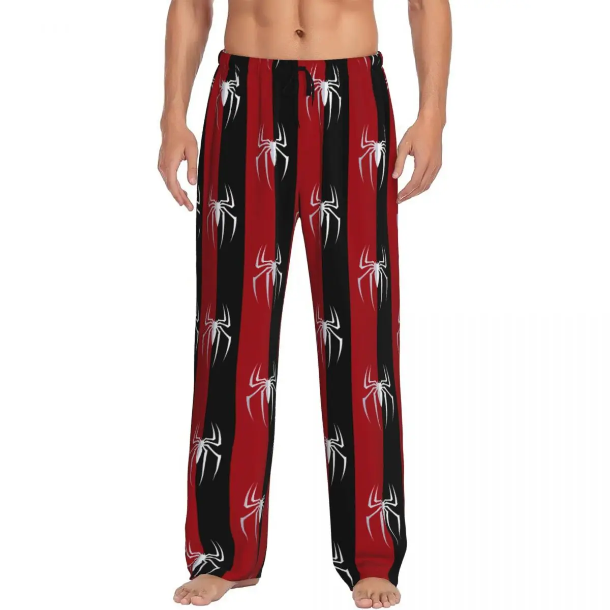 

Custom Print Spider Man Pajama Pants Men's Superhero Anime Sleep Sleepwear Bottoms with Pockets