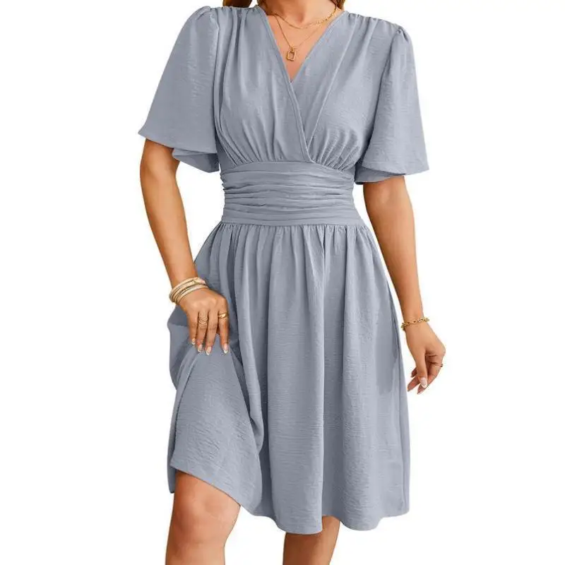 

Women's Mid-Length Pure Color ort-Sve Dr Casual Sport Suit Seven-Sve T-irt ort Pants Autumn Faion Dr