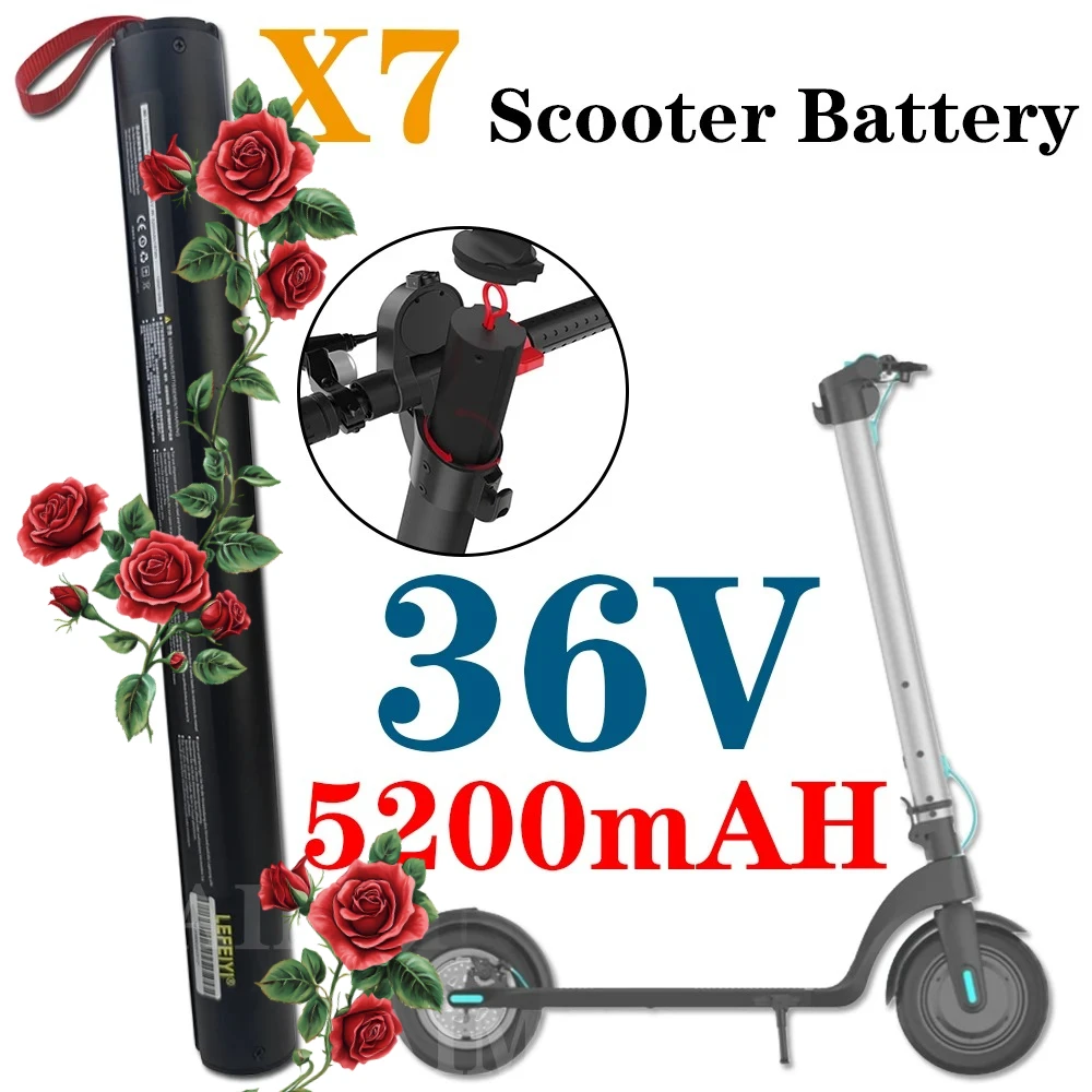 

Huanxi X7 Electric Scooter 36V 5200mAh Battery Urban Transport Speed up to 35 Km/h Range up to 30 Km Full Charge 2-3 Hours