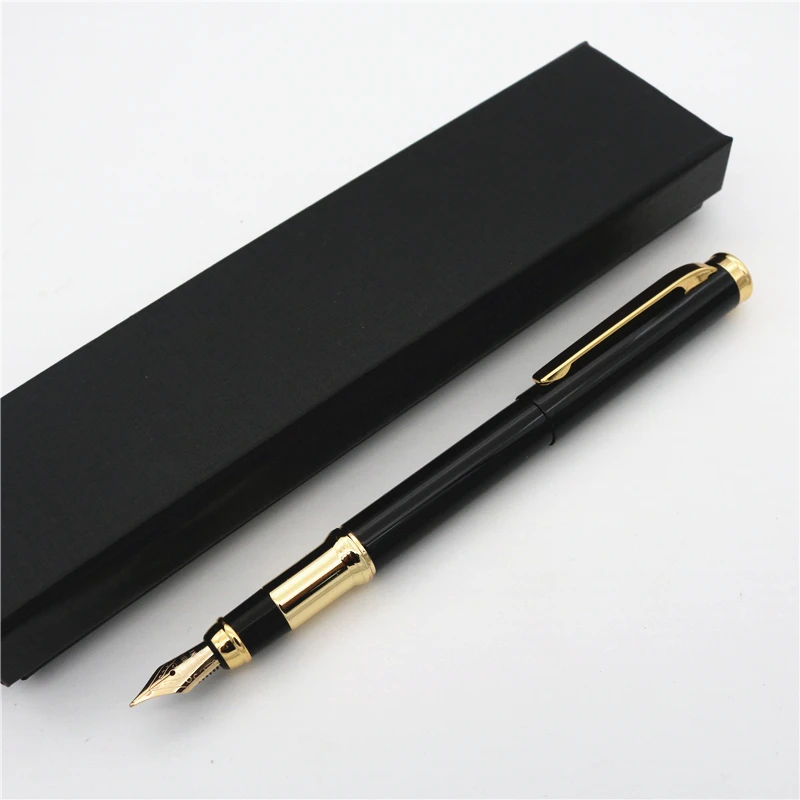 Con confezione regalo penna stilografica portapenne interamente in metallo Business School Awards studente che scrive testo personalizzato