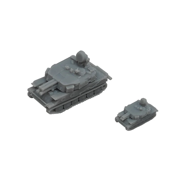 5PCS 1/700 350 Scale Model ZSU-23-4 Shilka Self-propelled Antiaircraft Gun Tank Simulation Armored Fighting Vehicle Ornaments