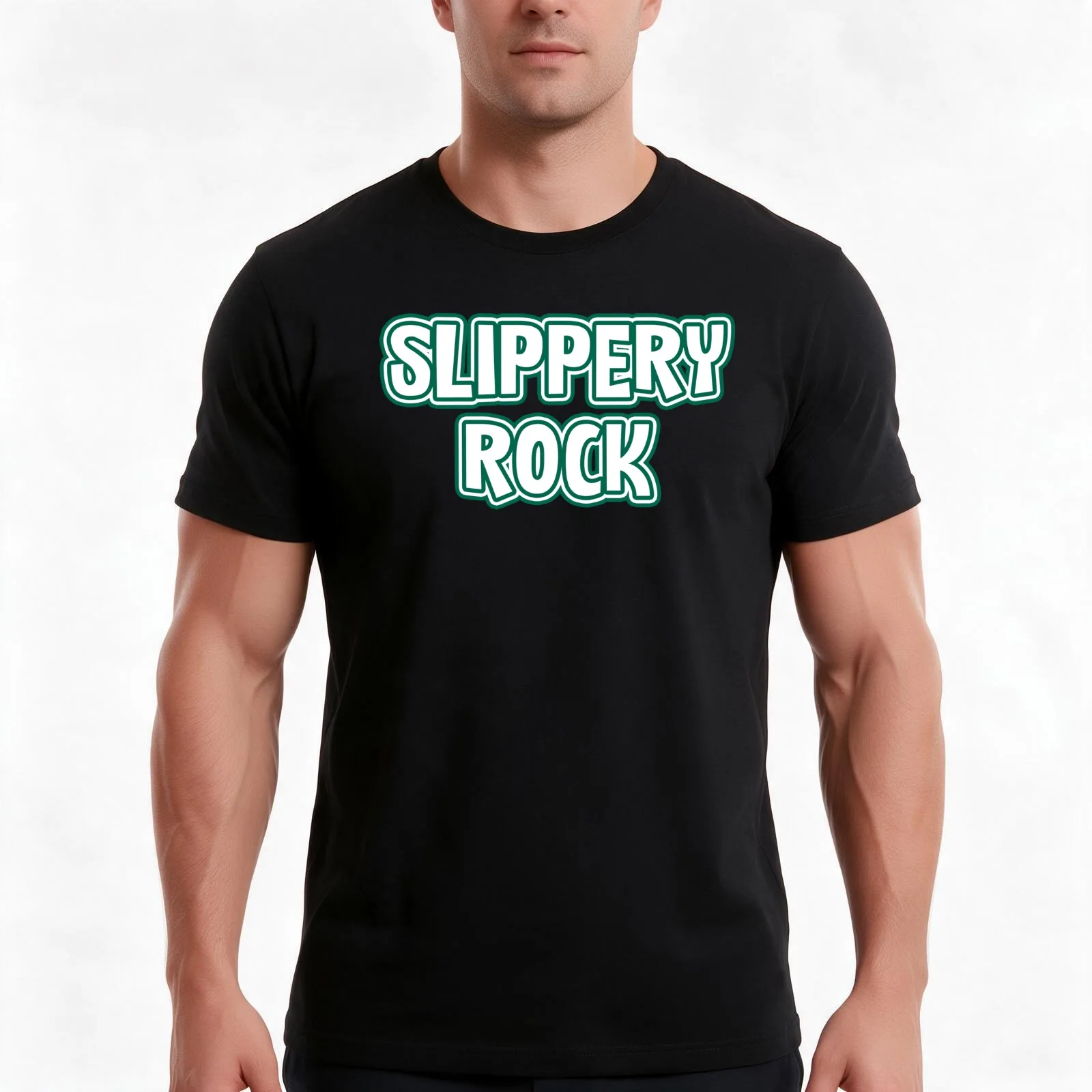 Slippery Rock University T-Shirt Summer Casual Cotton Tee Oversized Streetwear Tops Vintage Graphic Print Unisex Men Women