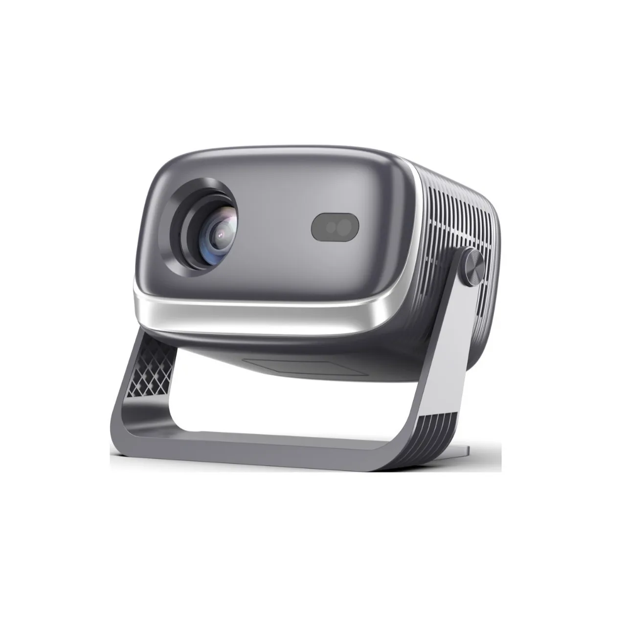 2026 Auto Focus 1080P 4K Portable Projector - Mini Home Theater for Bedroom, Office & Wall Projection with WiFi & Bluetooth