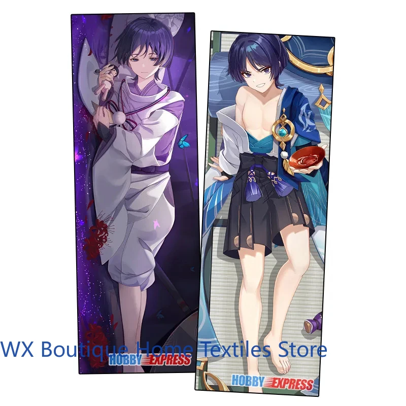 

Anime Dakimakura Japanese Otaku Waifu Pillow Cover Case Wanderer Genshin Impact