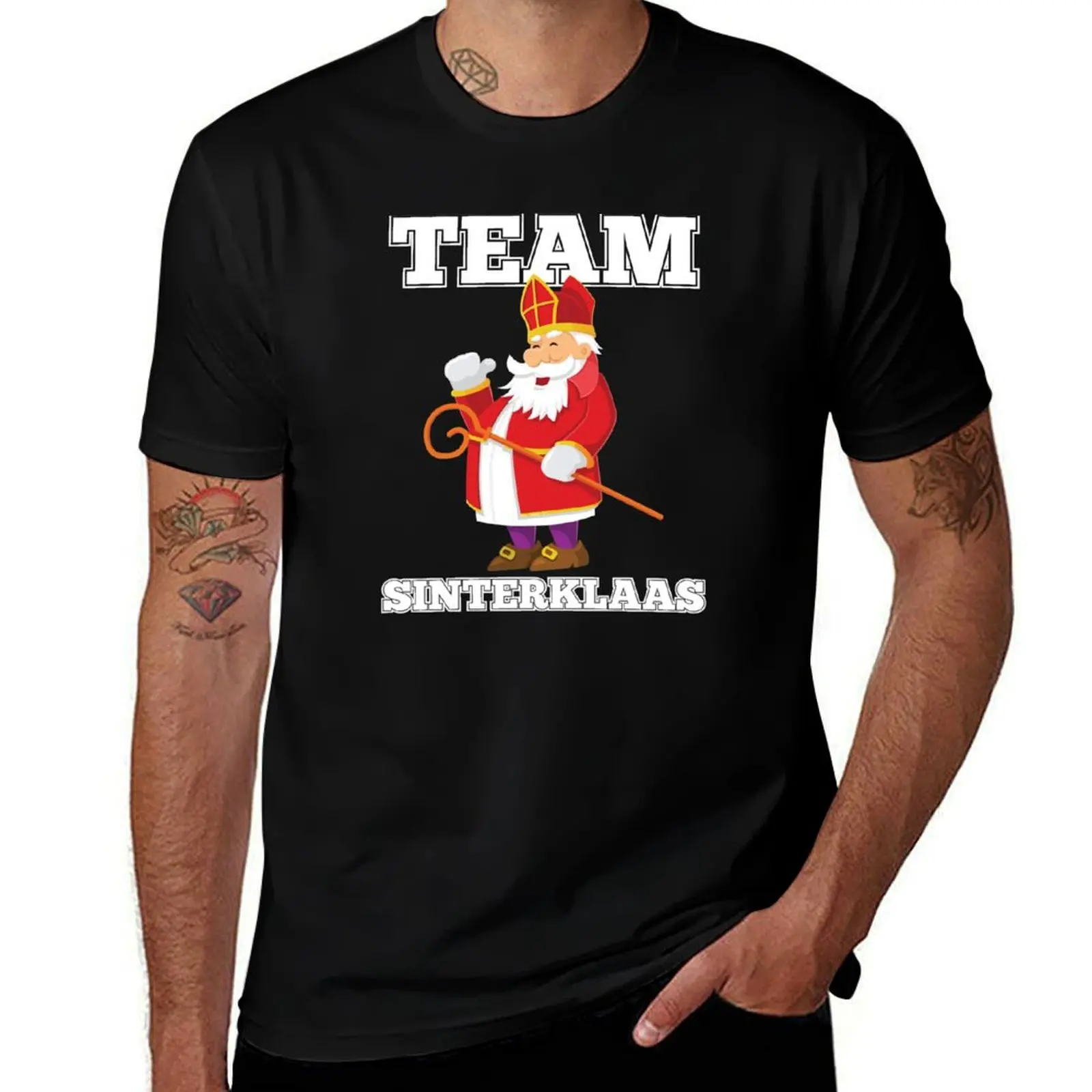 

Dutch Christmas Team Sinterklaas graphic T-Shirt Short sleeve tee Clothing anime t shirts Men's clothing