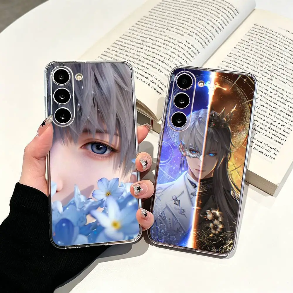 Love and Deepspace Xavier Clear Soft Silicone Phone Case for Samsung Galaxy A71, A70, A52, A51, A40, A30
