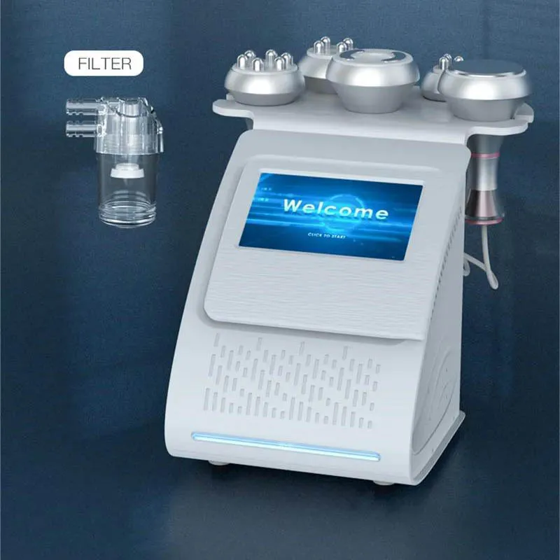 5 In 1 Slimming 80K Lipo Cavitation Vacuum Radio Frequenc Skin Tightening Body Shaping RF Beauty Machine Face Lifting