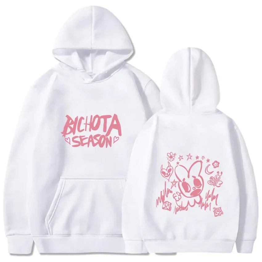 Karoll G Bichota Season Men's Sweatshirts Fleece Hooded Harajuku Hoodies Hip Hop Casual Ladies Pullovers Y2k Streetwear Lovely