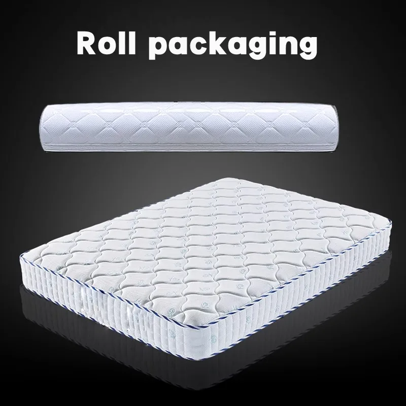 Hot Sale Small CBM Low   High Density Foam High Resilience Cotton Roll Packaging Mattress BTRM001 for Home or Hotel