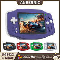 Anbernic RG 34XX Handheld Game Console 3.4” IPS Screen Linux 64-bit 3500mAh RG34XX Retro Gaming Players Supports WIFI Streaming