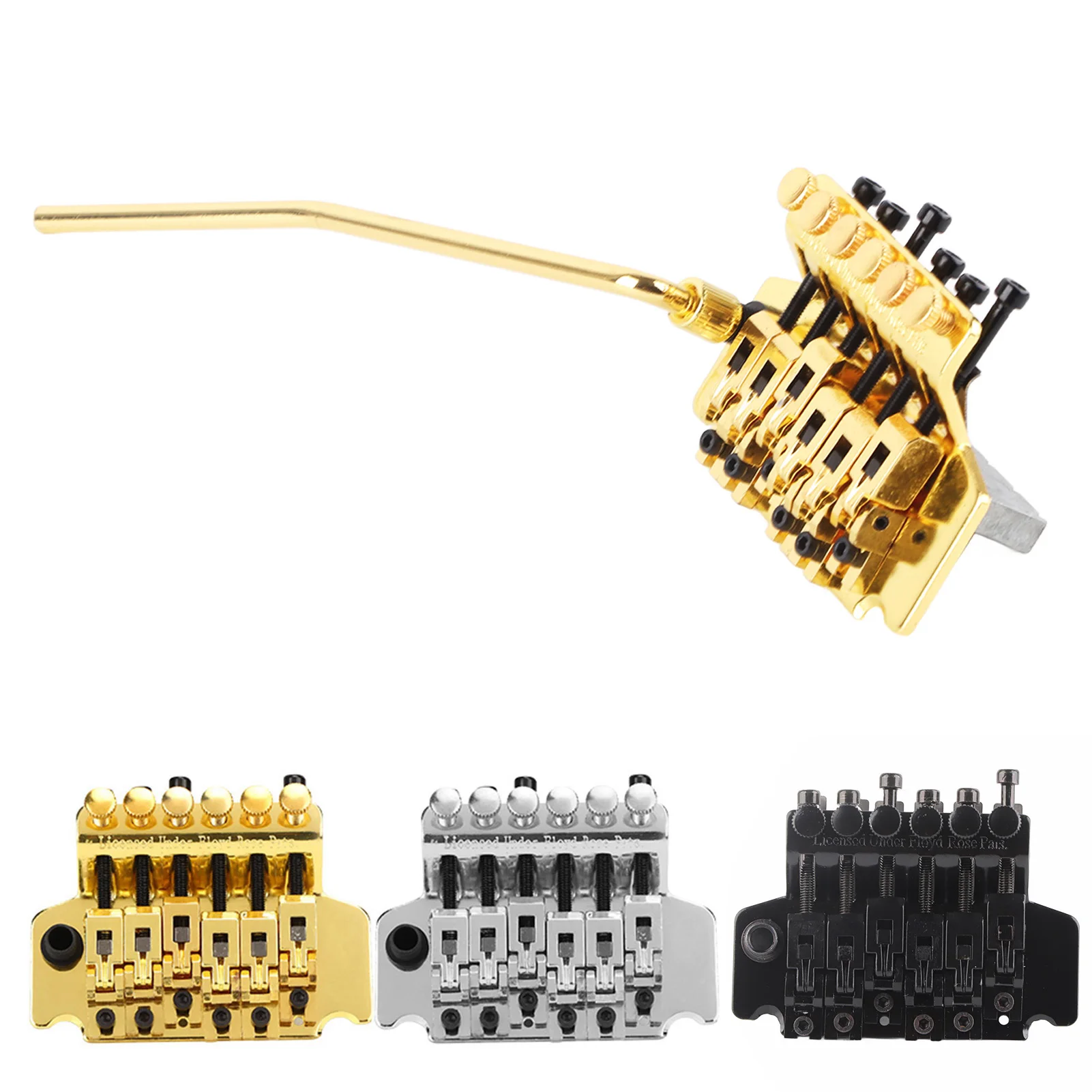 Guitar Tremolo Bridge System Tremolo Bridge System Double Rocking Spring Stabilizer Device for Electric Guitar