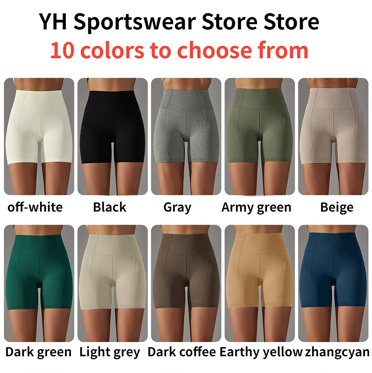 Spandex Seamless Shorts Women Soft Workout Tights High Waist Fitness Outfits Yoga Pants Gym Sportswear Workout Running Shorts