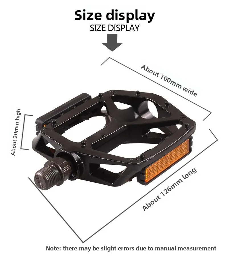 Mountain bike bearing pedals, mountain bike all-aluminum pedals, bicycle pedals