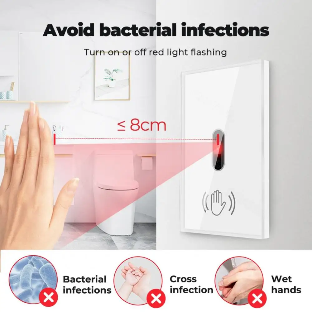 Công Tắc Thông Minh Hữu Ích Kép Không Dây Chế Độ Cảm Ứng Đèn LED Cảm Biến Ánh Sáng Công Tắc Cho Gia Đình