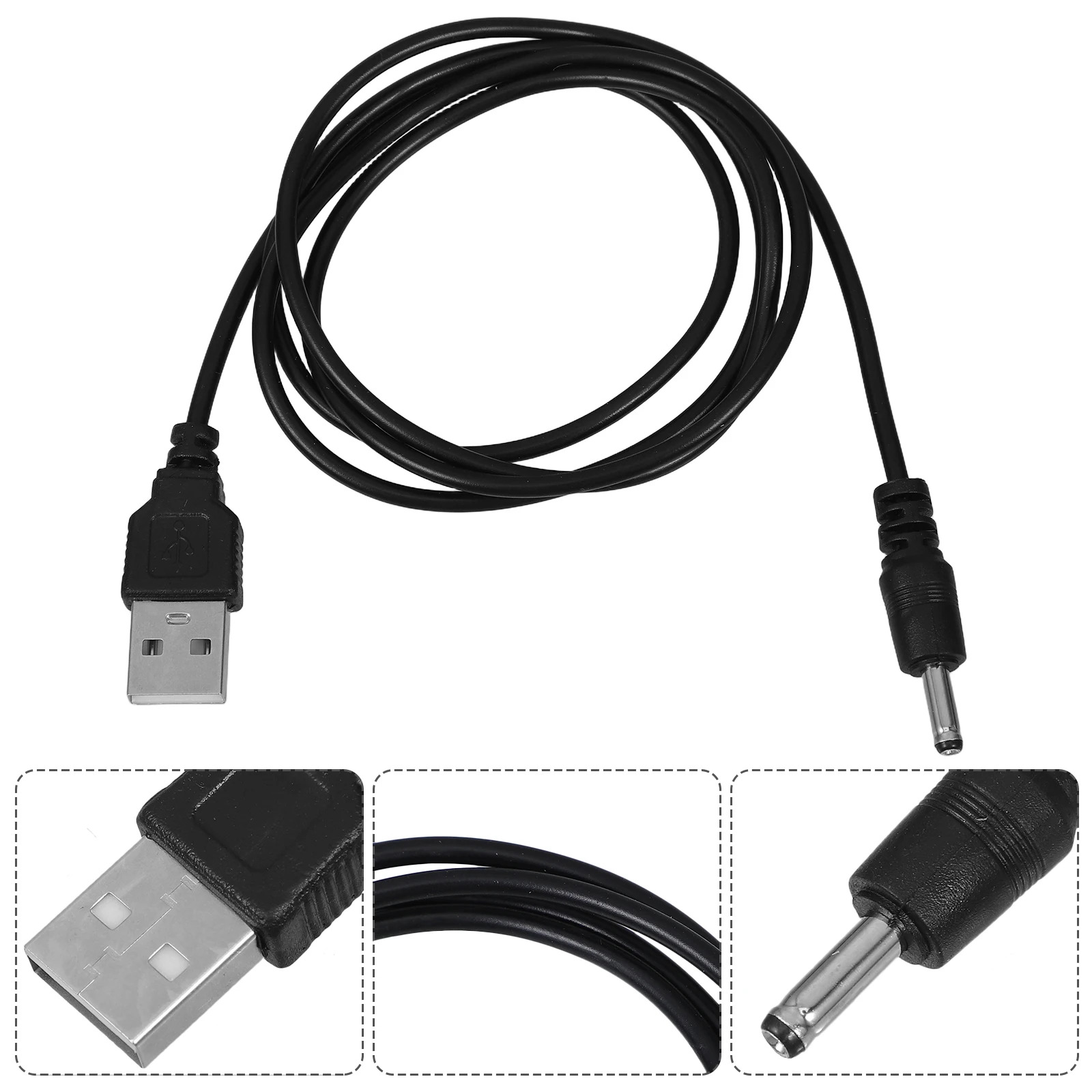 

2pcs Usb To Dc Charging Cable 5V Power Adapter Cord For Small Speakers Charge Connector Various Devices Low Resistance Copper
