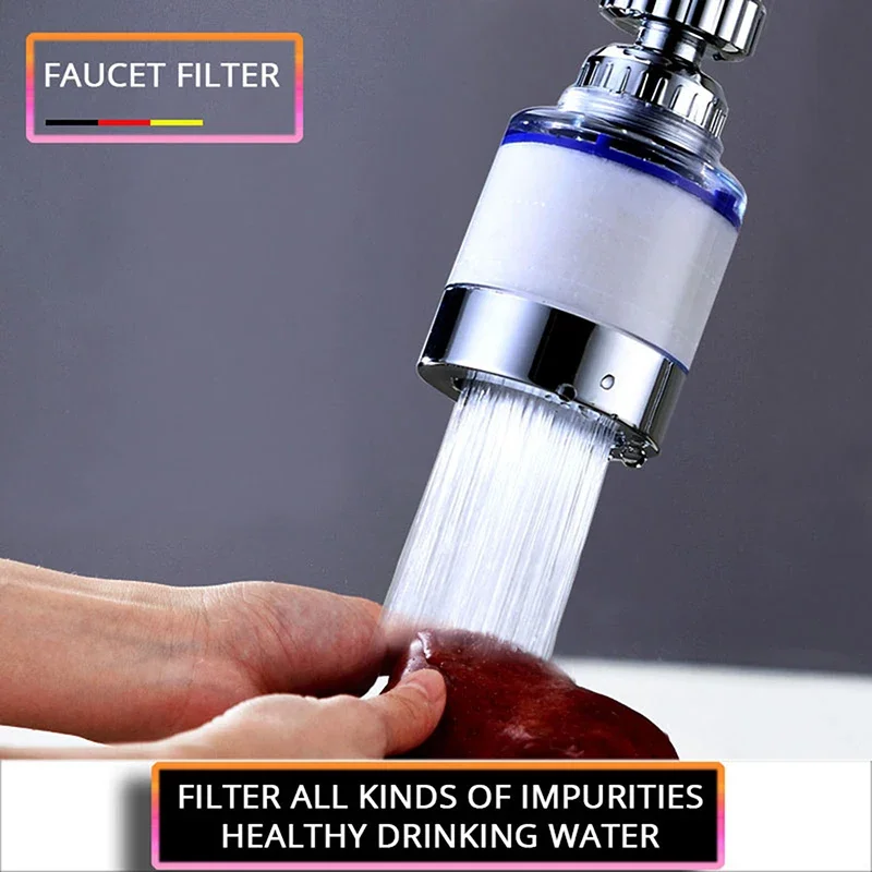 Kitchen Filter Faucet Splash Proof Sprinkler Water Saving Kitchen Faucet Aerator Vegetable Basin Sink Extender Connector