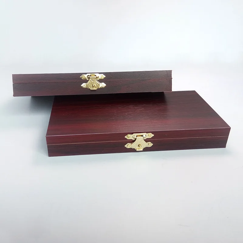 2/3pcs Wood Packaging Box Classic Shape Fit Handmade Goods Gift Scene Layout Budget Accessory Lift Present Texture Luxurious