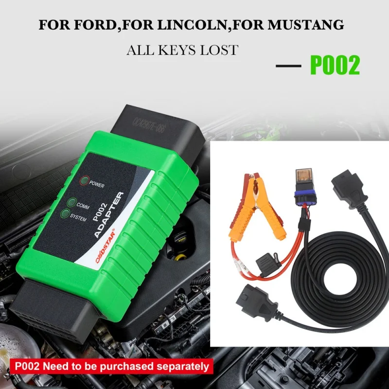 OBDSTAR for Ford AKL Cable for FORD /LINCOLN / MUSTANG All Keys Lost Programming for X300 DP Plus/ X300 PRO4/ X300 DP Key Master