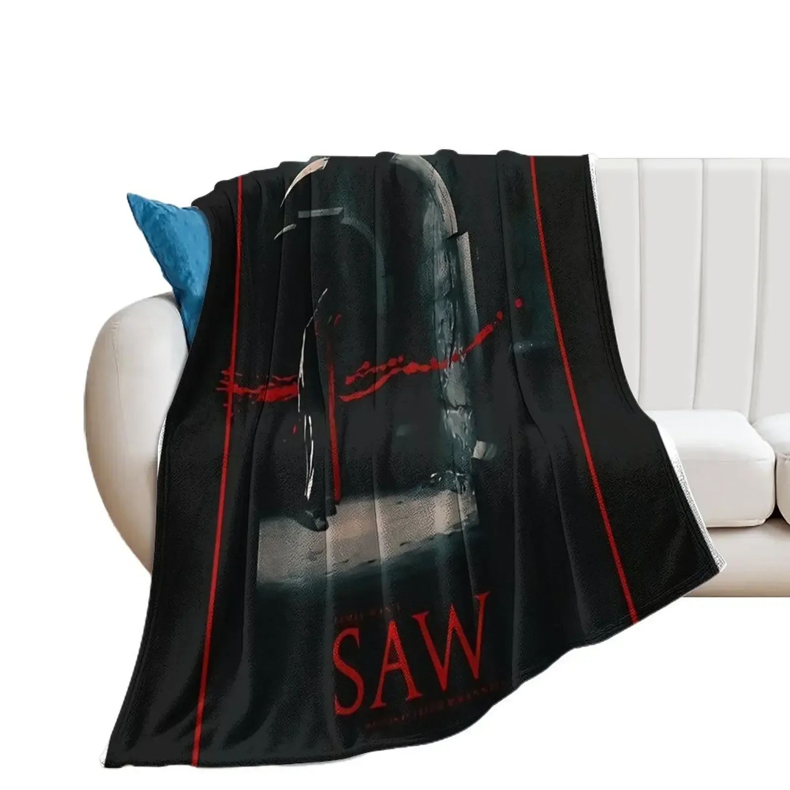 Saw 2004 Movie - Throw Blanket blankets ands anime sofa bed Flannels Blankets