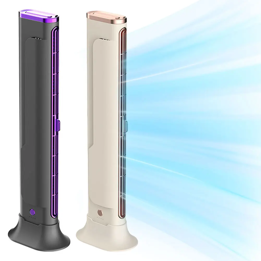 

Desktop Fan Adjustable Vents Bladeless Fan Space-Saving Air Condition Fan for Office Room
