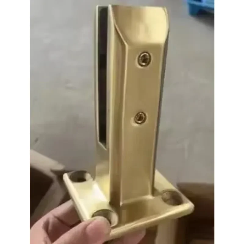 Panel de valla para piscina, soporte de escalera de vidrio de acero inoxidable, bisagra, barandilla de escalera, abrazadera de soporte de vidrio de instalación de 90 grados