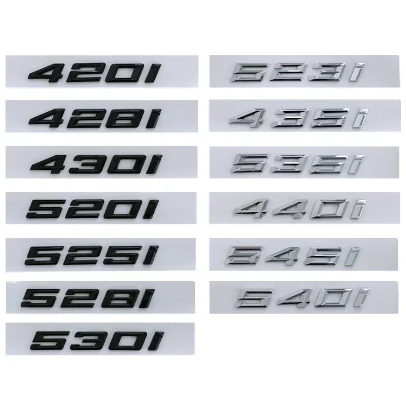 Car Trunk Emblem Sticker for Bmw 420i 428i 430i 435i 440i 520i 523i 525i 528i 530i 535i 540i 545i Exterior Accessories