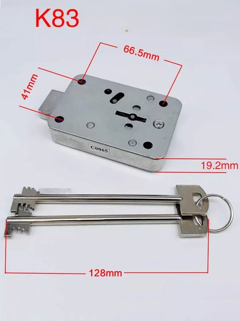 Vault Door Lock Double Lock Bank Management Lock Double Key Cylinder Anti-theft Double Cylinder