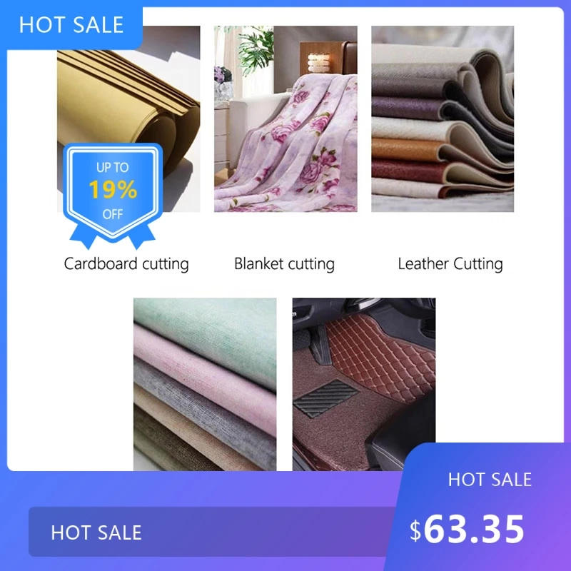 

0729110/220V Профессиональный электрический станок для резки для кравков - высокоточный круглый нож с сервоприводом и прямым приводом Clo