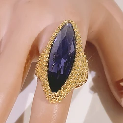 Irregular Ladies Rings 18K Gold Plated Party Ladies Ring Jewelry Free Shipping Fashion Rings For Women 2023 Gifts Yll