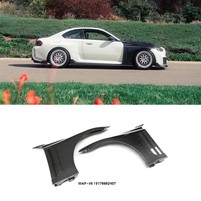 

High Quality Dry Carbon Fiber V Style Front Fender Kit for G87 M2