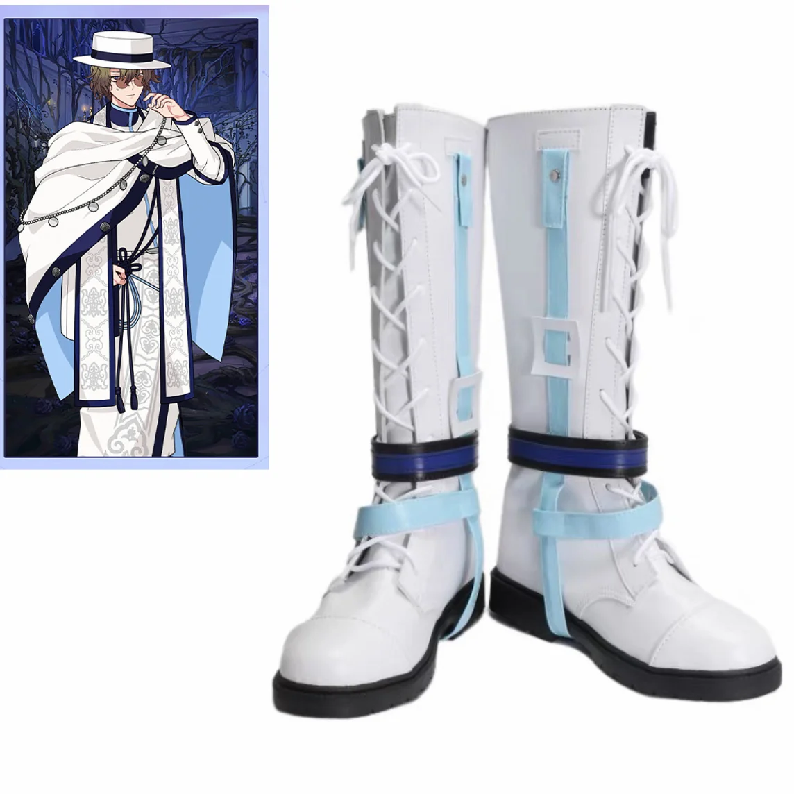 

Promise of wizard Faust Cosplay Shoes Boots Carnaval Costume Halloween Outfit Shoes