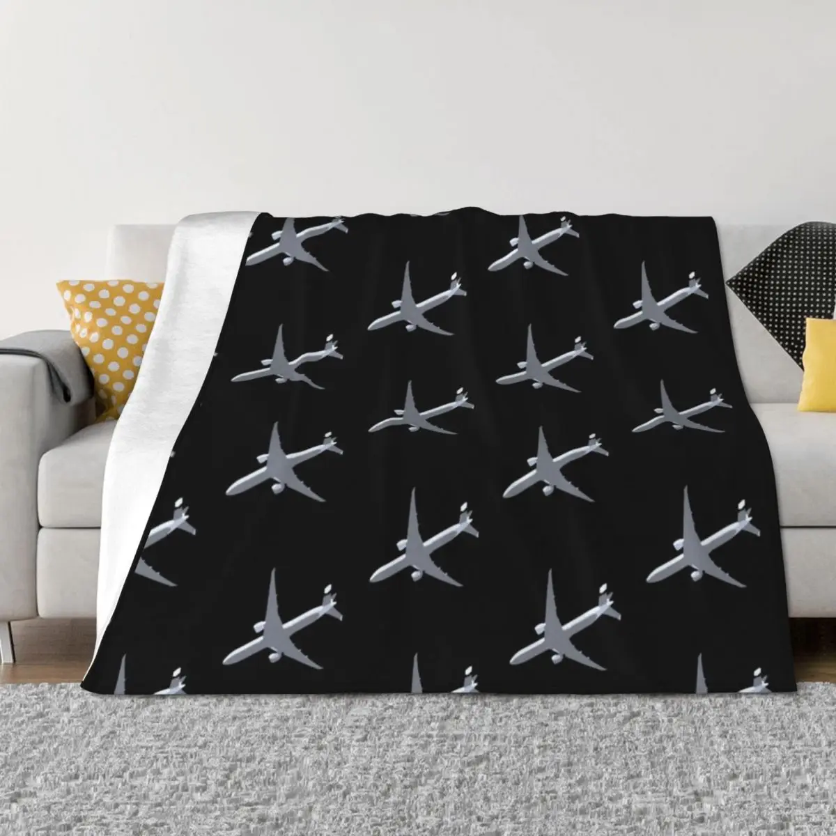 

airplane icon Throw Blanket Heavy Bed Moving Luxury Blankets