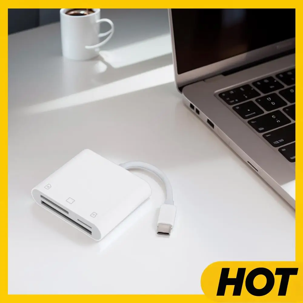 

3-in-1 Type C To CF/SD/TF Card Adapter SD Card Adapter Memory Card Reader CF SD TF Compact Camera Card Reader for iPad iPhone 15