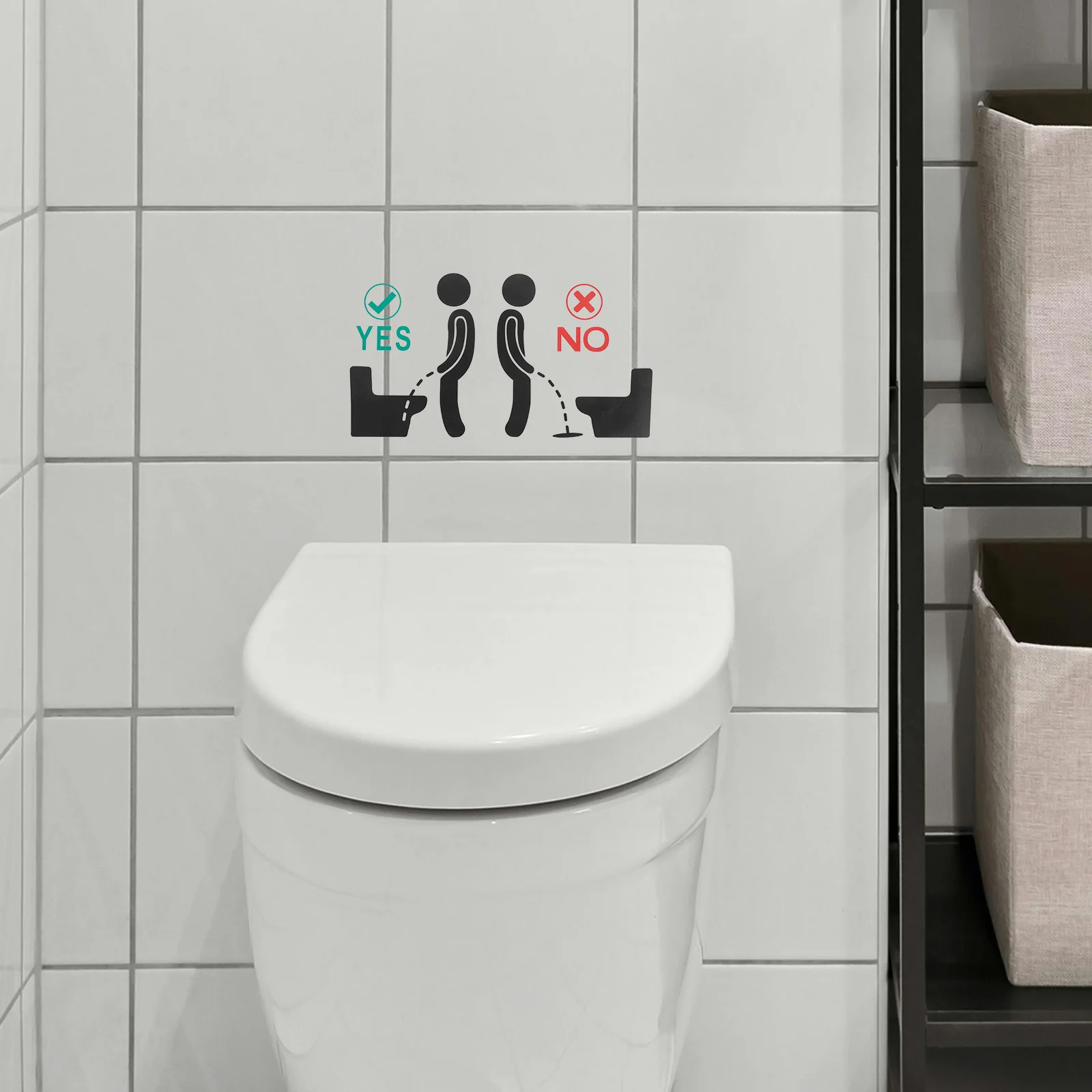 Bathroom Creative Toilet Sticker For Cleanliness Training Target Restroom Sign Decal Urinal Aim Pee Reminder Waterproof Pvc