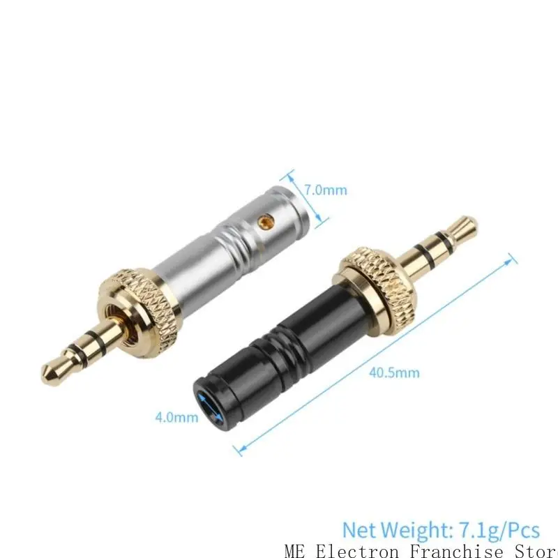 T5EA 3.5 مم قفل السمعة السمعية الجهد المطلي بالذهب لاستخدام مرحلة المعدات الموسيقية