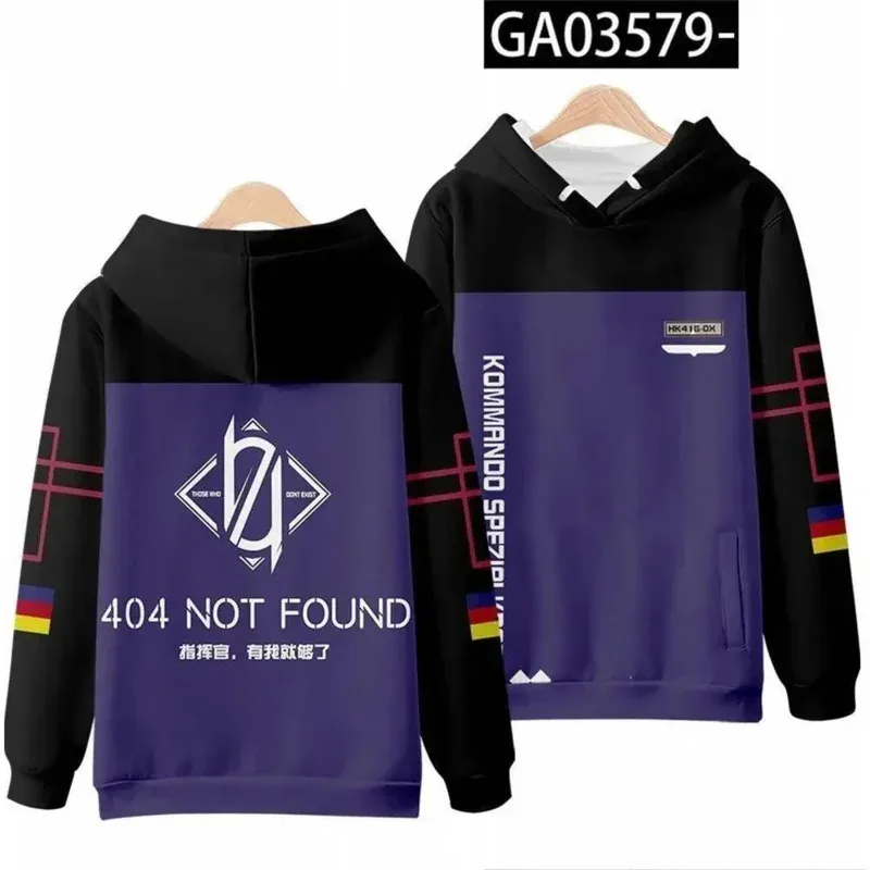 AA wat A Hot Game Girls Frontline 3D Print Oversized Women/Men Hoodie Sweatshirt AR15 404 UMP45 HK416 UMP9 Cosplay Cost2025 New