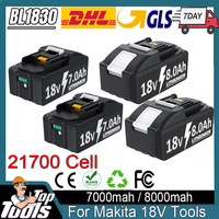 For Makita 18V Battery 7ah 8ah Lithium Battery Compatible For Makita BL1830 BL150B BL1860B Battery Hammer Drill Power Tools