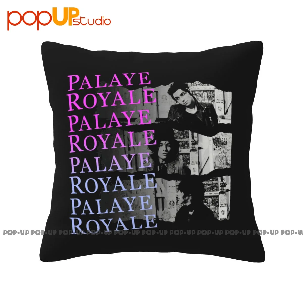 Cozy Palaye Royale Torn Licensed Rock N Roll Band Music Pillowcase Throw Pillow Cover Healthy Customized For Bedroom