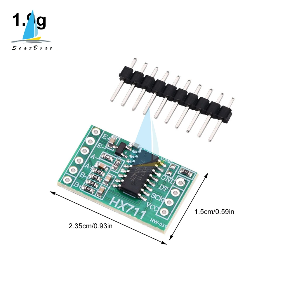 HX711 Dual-channel Weighing Pressure Sensor 24-bit Precision A/D Module Board