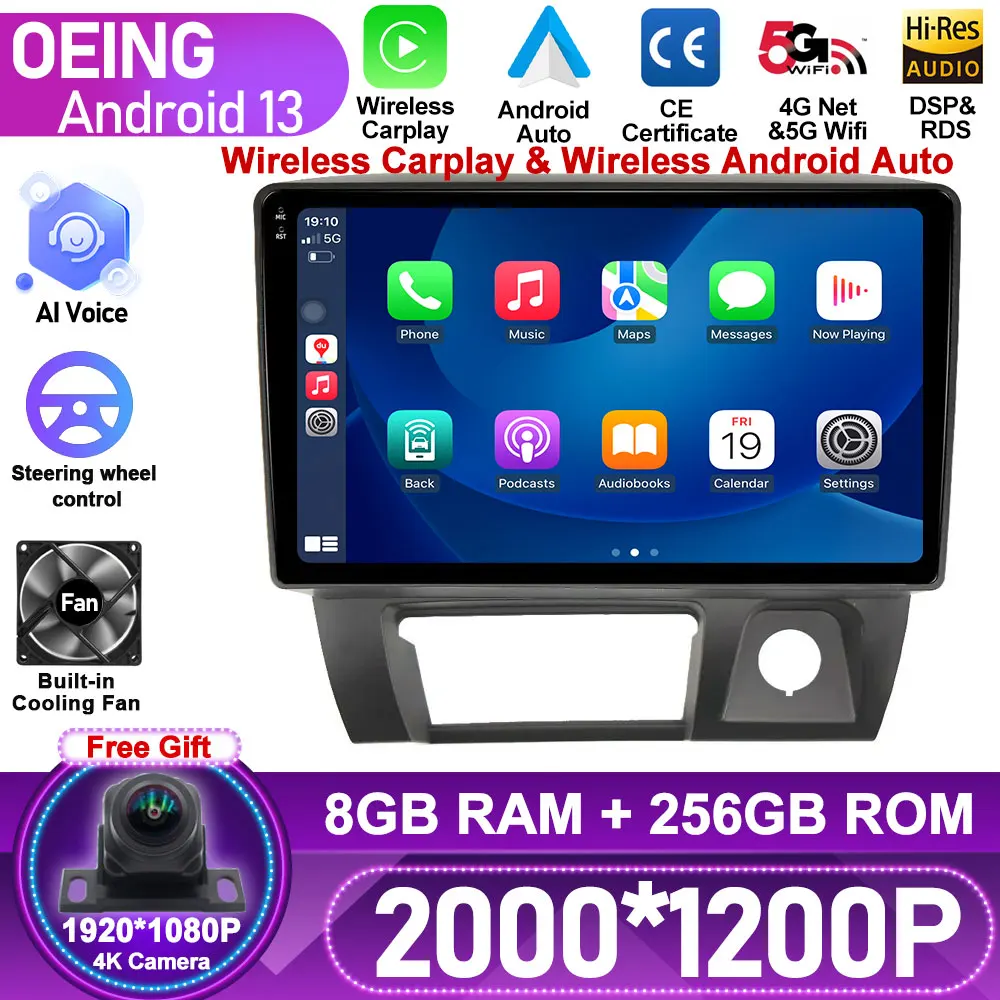 

Car Radio Stereo For Suzuki Big Dipper Wagonr Wagon R 2004+ Navigation GPS Wireless Carplay Autoradio Android Auto Player DSP