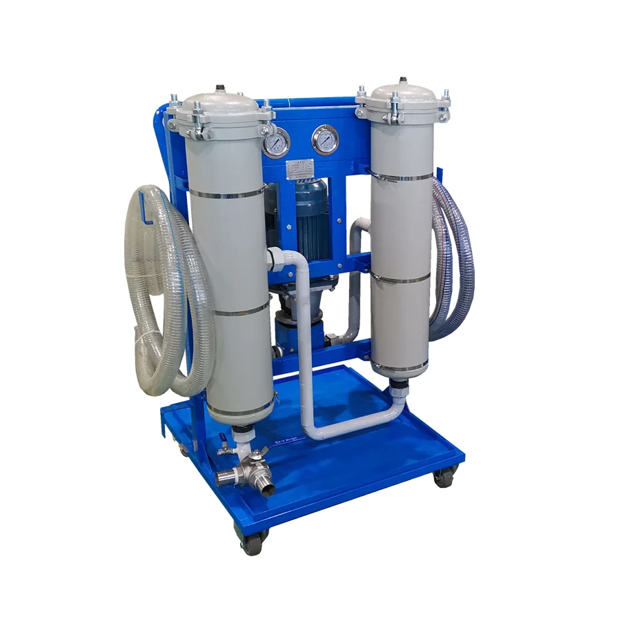 petrochemical industry plant use oil purifier machine  hydraulic oil filtration cart