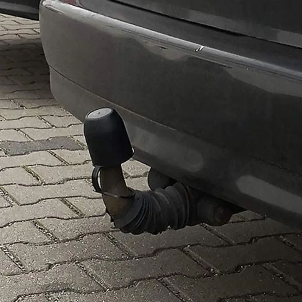 

Tow Hitch Cover Car Accessories Towball Protector Trailer Black PVC for Caravan