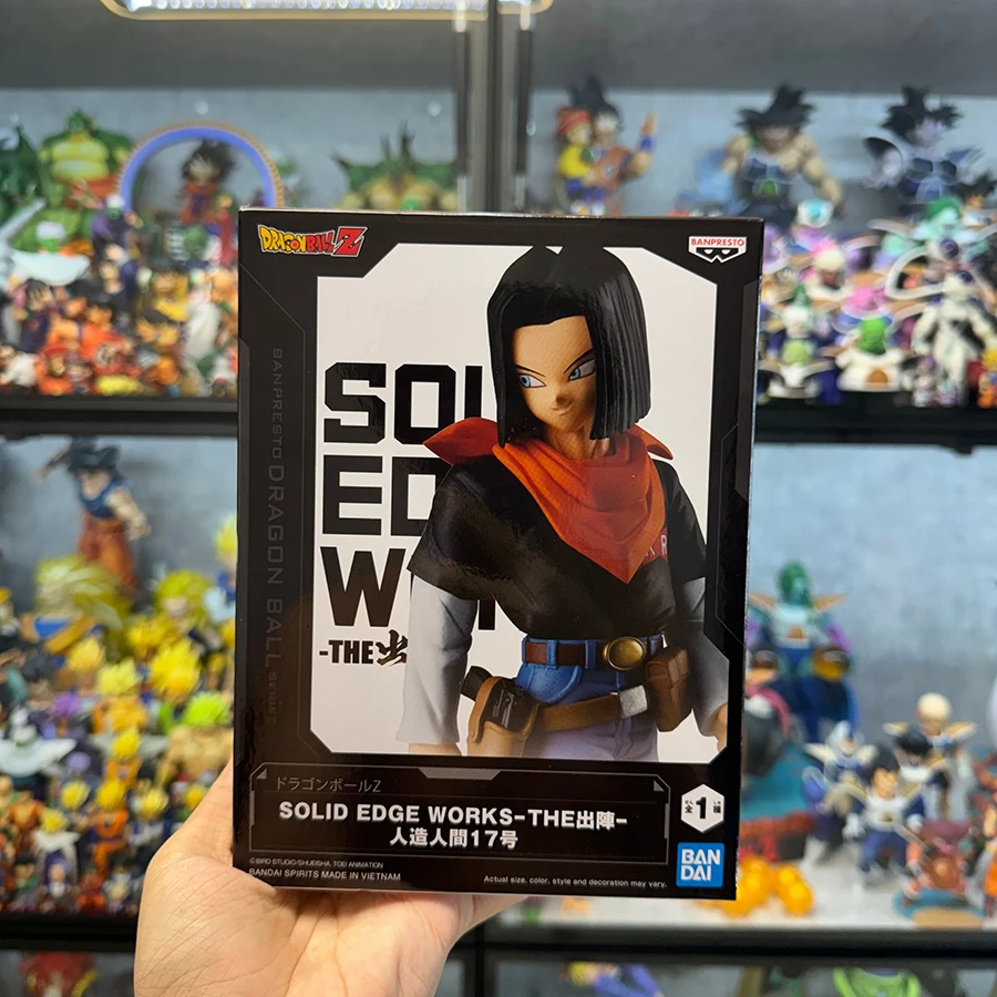 

Коллекционные фигурки Banpresto Dragon Ball Z: Android 17 (Solid Edge Works), ПВХ, аниме-фигурки DBZ, модели игрушек