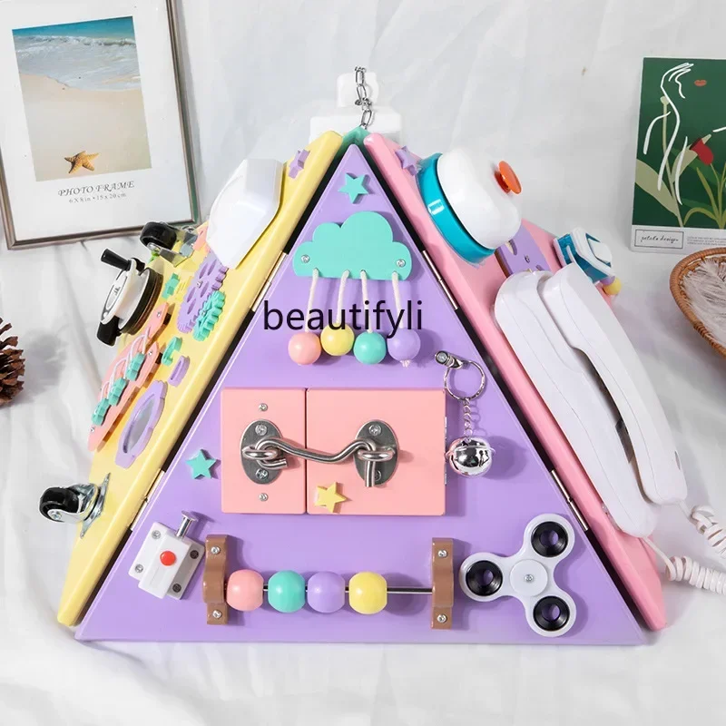 

Early education toys Busy house Treasure box Puzzle girl boy baby busy box